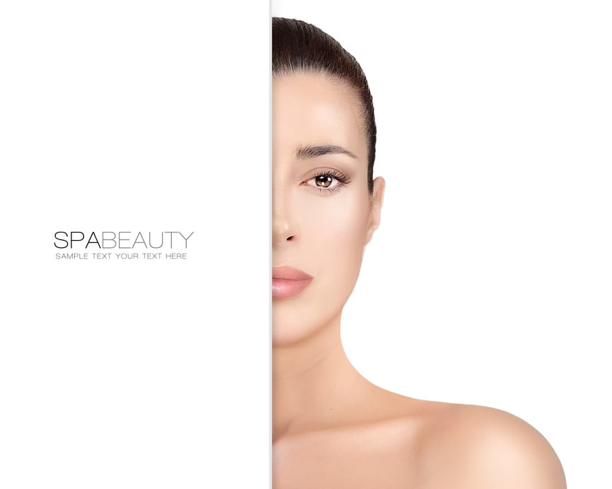 Beauty Face. Spa Woman. Skin Care Concept